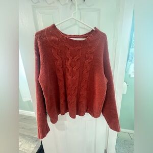 American Eagle Burgandy Sweater.